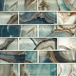 MSI Night Sky 2 x 6 Subway Mosaic SMOT-GLSST-NIGSKY8MM